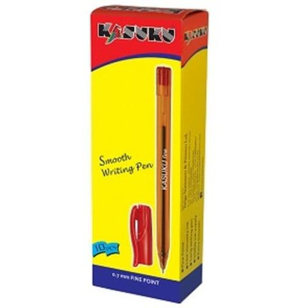 KASUKU PEN 3 PIECE RED
